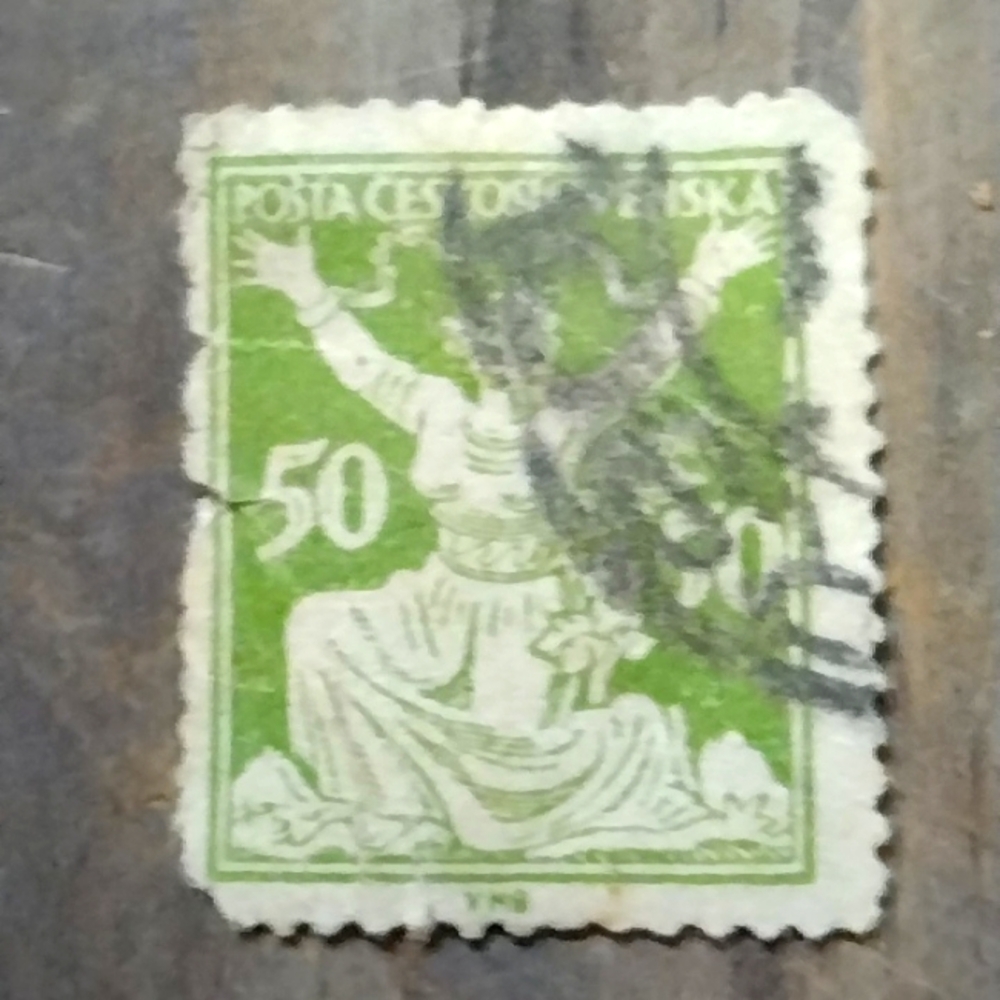 Czech republic stamp